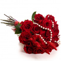 Buchet romantic cu trandafiri