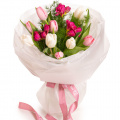 Buchet lalele și frezii „Happiness”