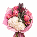 Buchet trandafiri roz "Serenada de Dragoste"
