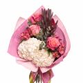 Buchet trandafiri roz "Serenada de Dragoste"