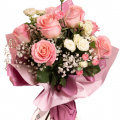 Buchet trandafiri roz "Delight"