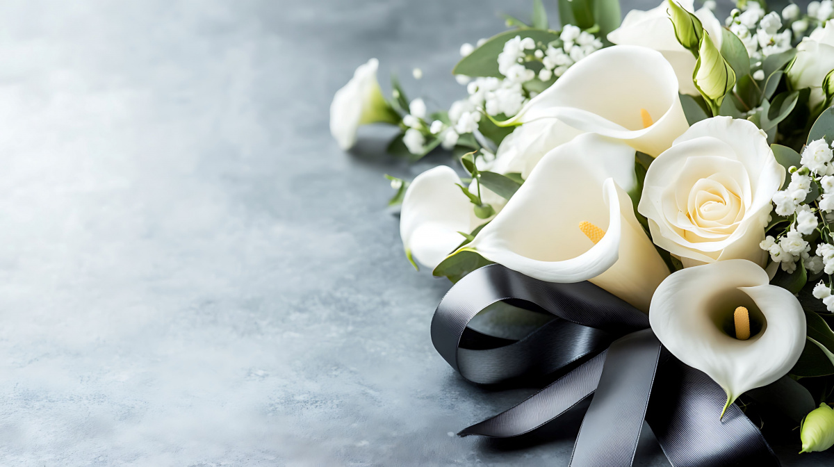 De ce se oferă flori cu soț la înmormântare. Ce spune tradiția românească despre buchetele funerare