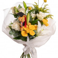 Buchet de absolvire cu trandafiri