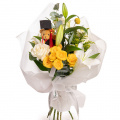 Buchet de absolvire cu trandafiri