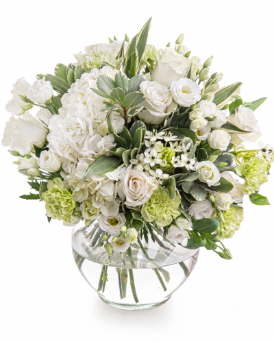 Buchet flori albe „Serenity”