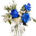 Buchet cu Trandafiri albaștri „Blue Grace”