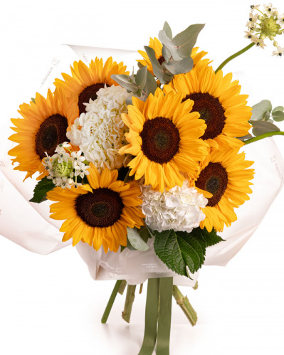 Buchet cu floarea-soarelui