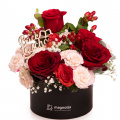 Aranjament floral cu trandafiri „Back to School”