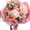 Buchet cu hortensii „Pink Dream”
