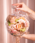 Aranjament floral „Peach Glow” – imaginea 3