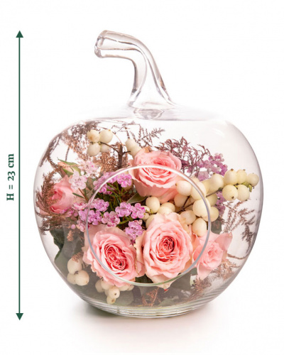 „Blush Apple” Floral Arrangement